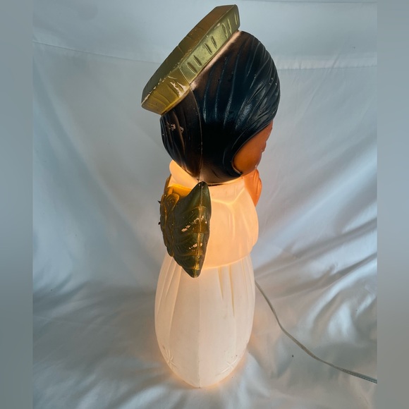 VTG Grand Ventures 18” Tall African American Angel Blow Mold Christmas 1999. - Picture 2 of 9